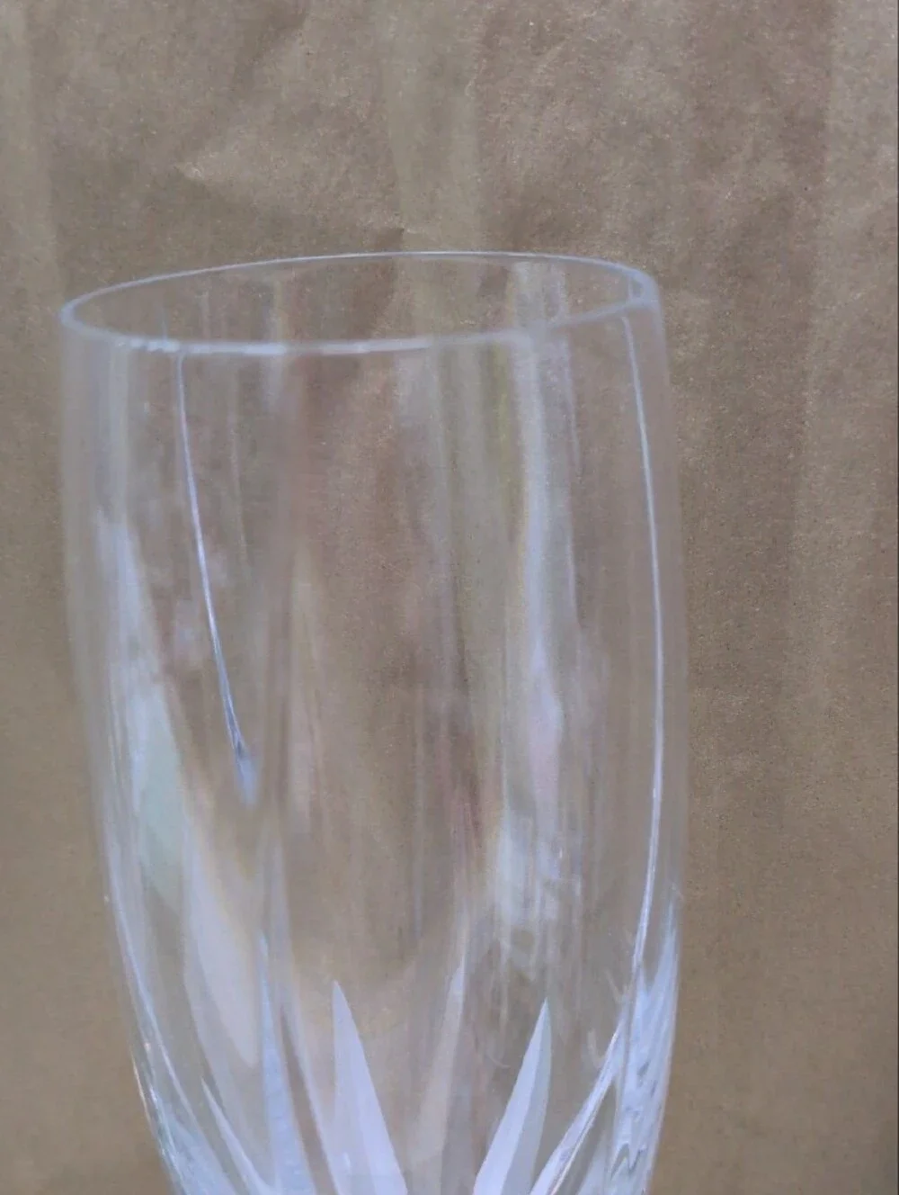 Mikasa Flutes Flame D' Amore. Set Of 2. Perfect Condition